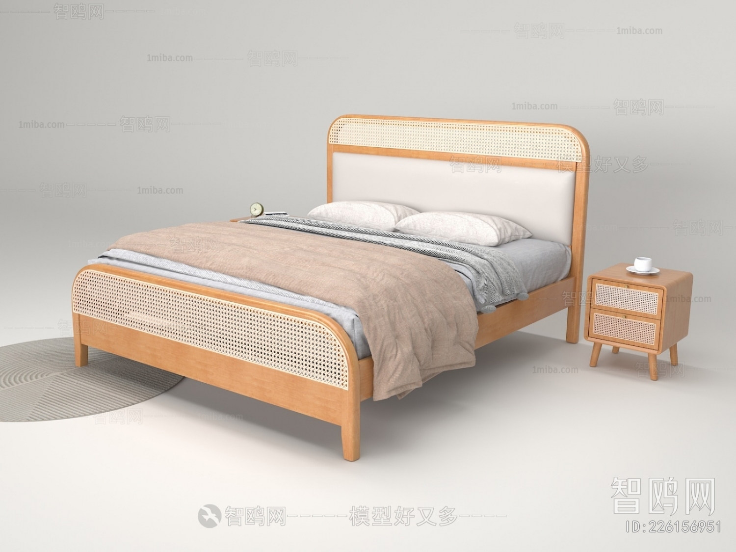 Nordic Style Double Bed