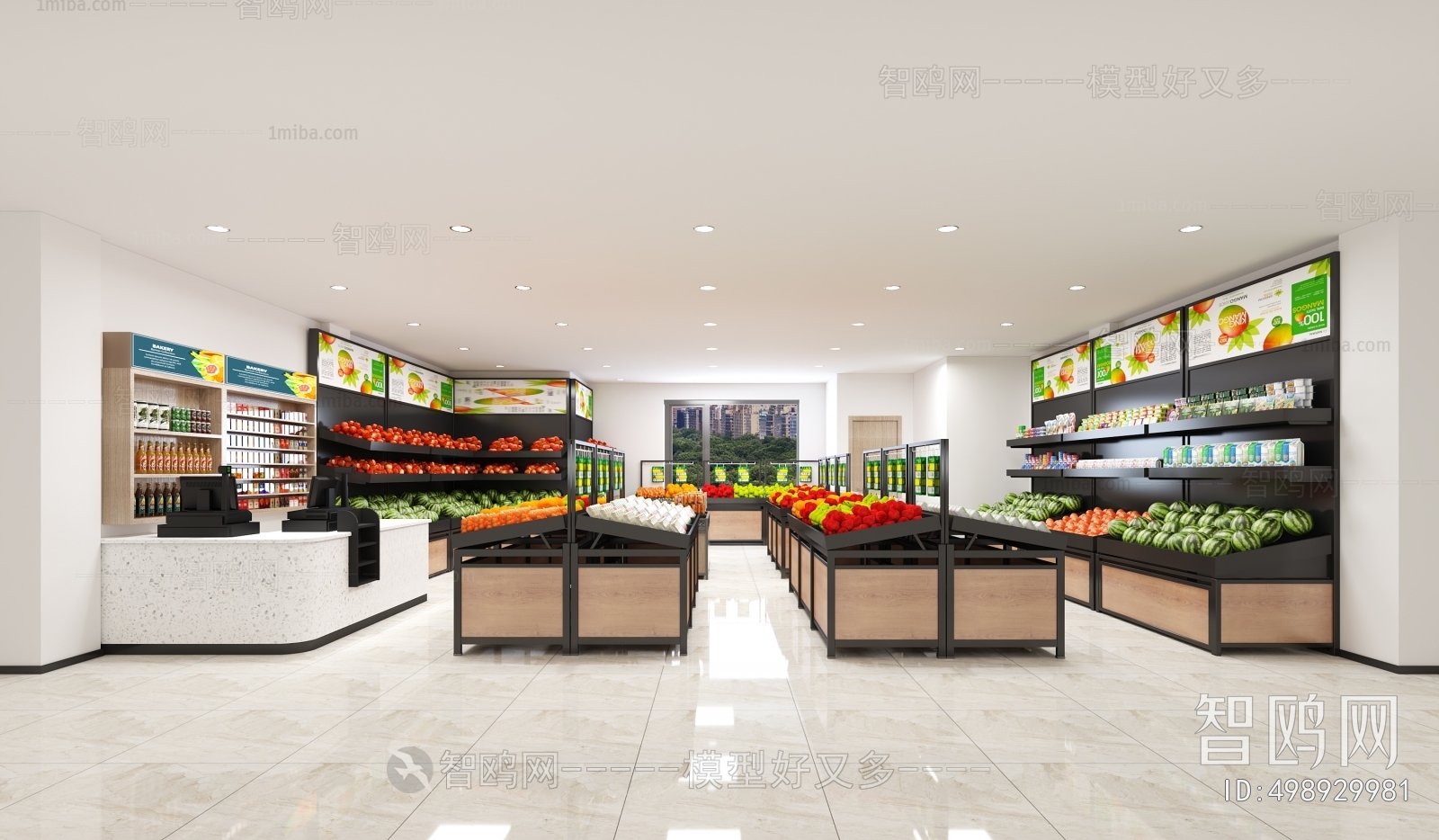 Modern Fruit Shop