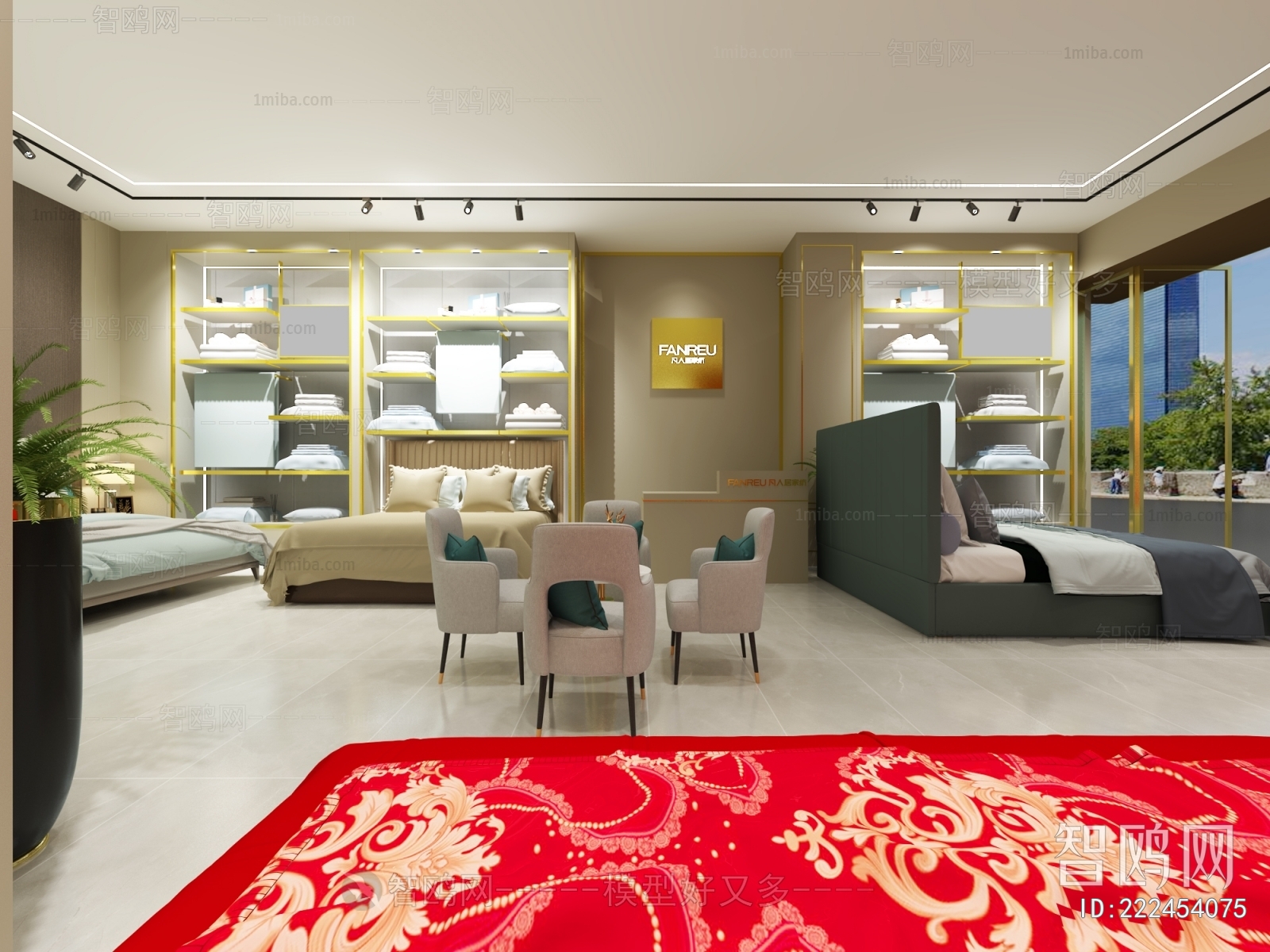 Modern New Chinese Style Furniture Shop