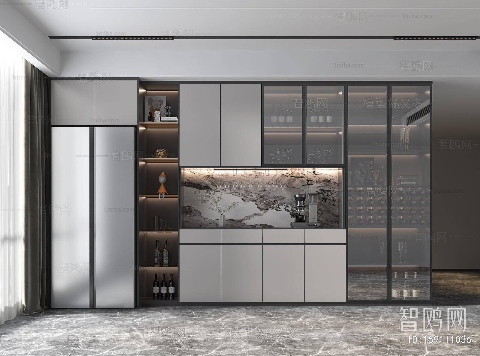 Modern Wine Cabinet