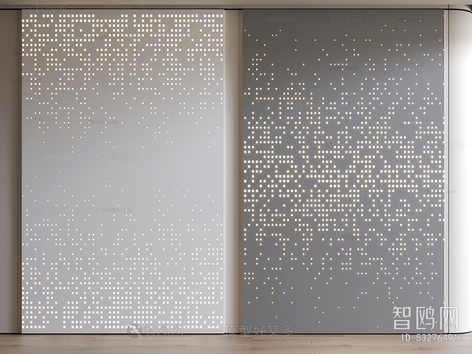 现代艺术铝塑板 穿孔板 透光板