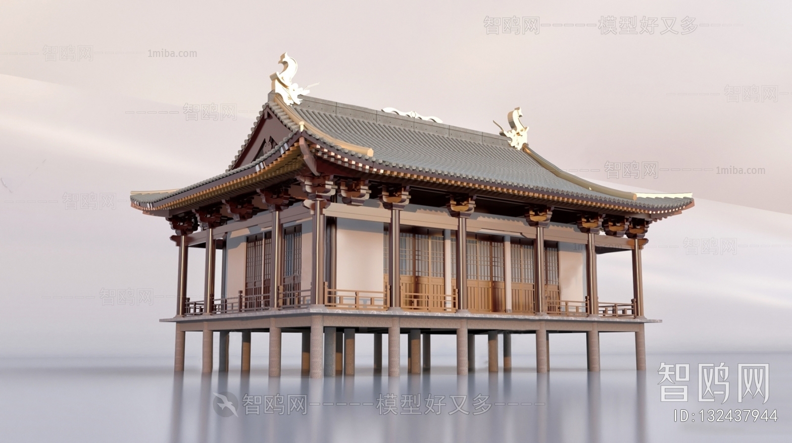 Chinese Style Ancient Architectural Buildings