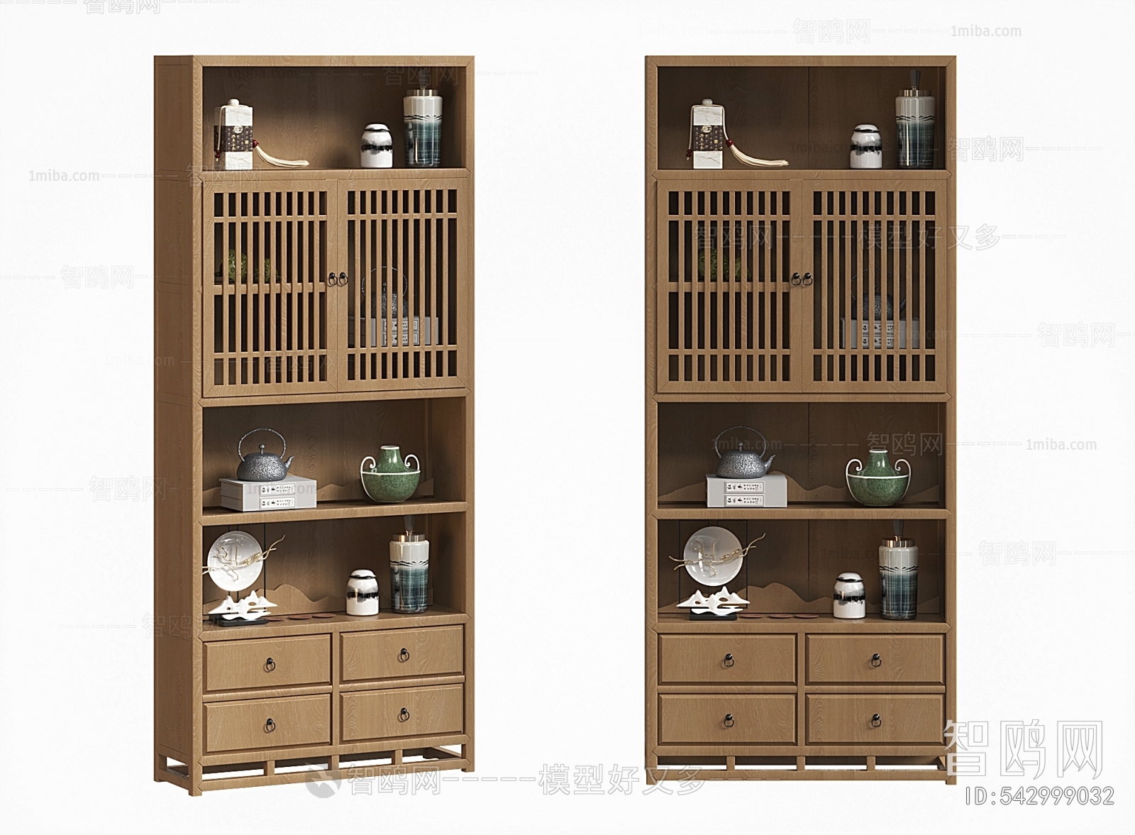 New Chinese Style Decorative Cabinet