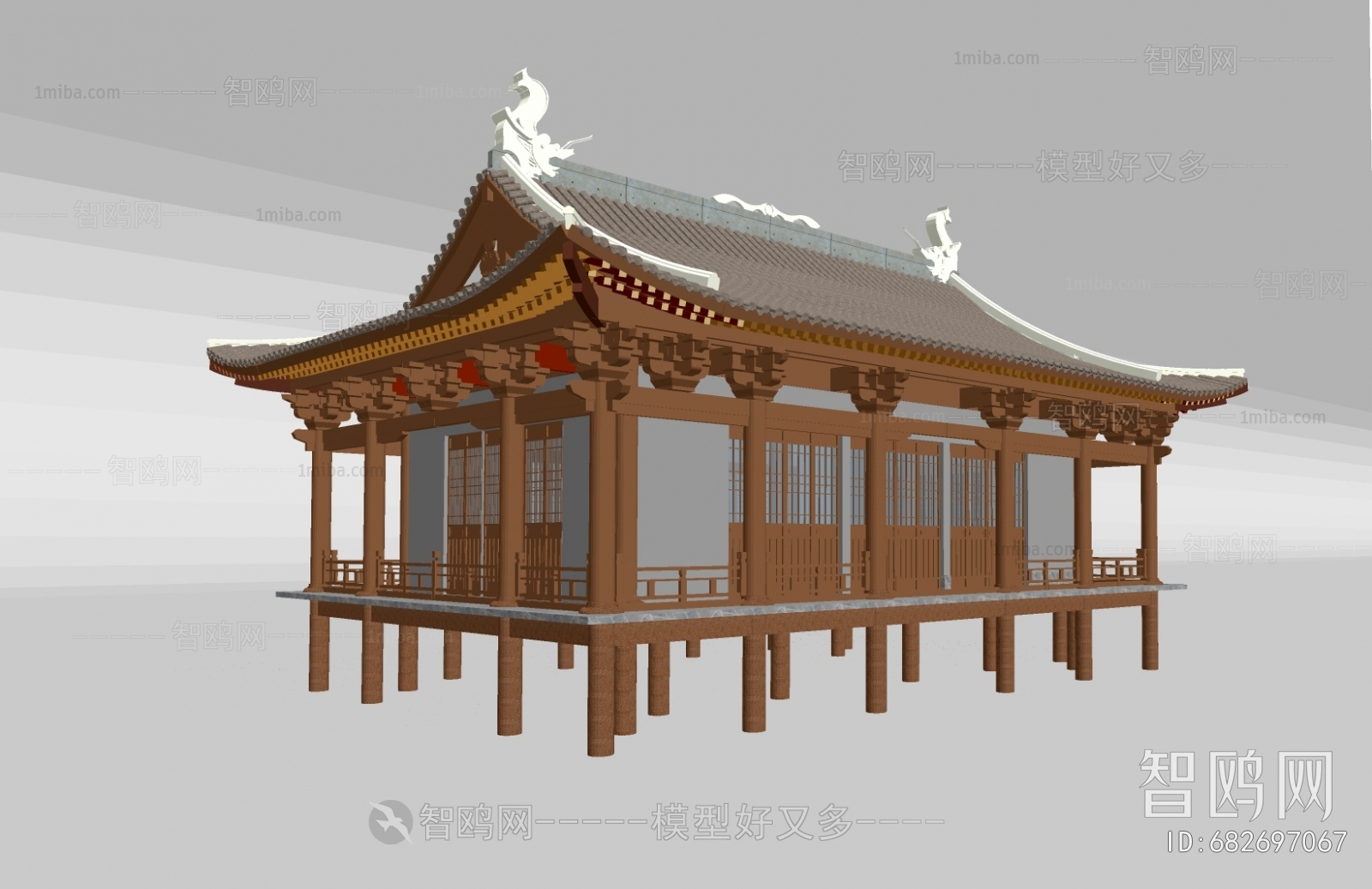 Chinese Style Ancient Architectural Buildings