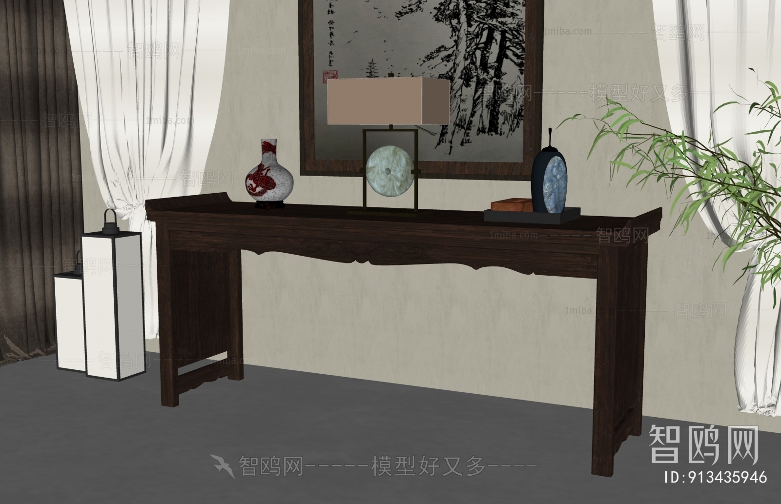 New Chinese Style Chinese Style Console