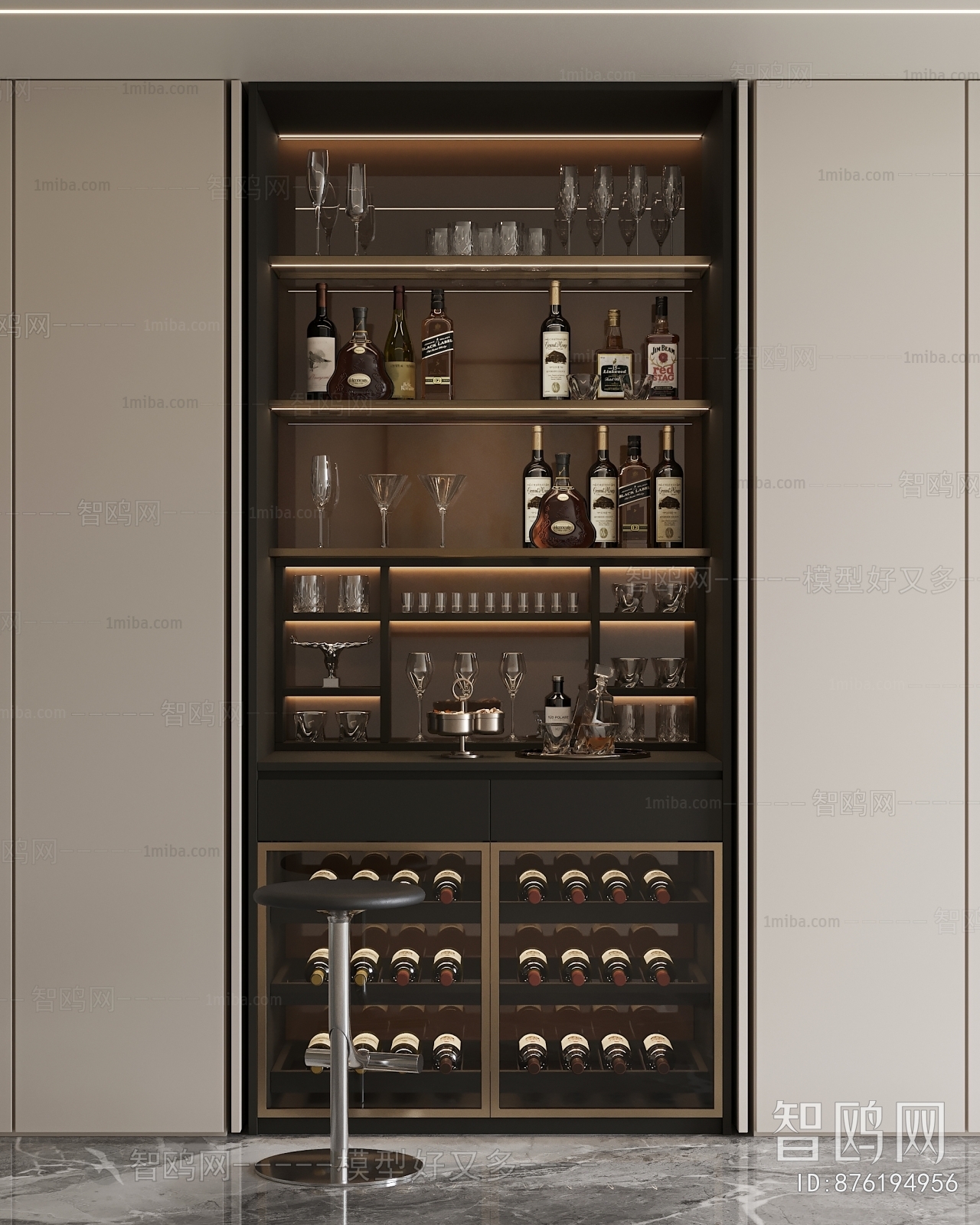 Modern Wine Cabinet