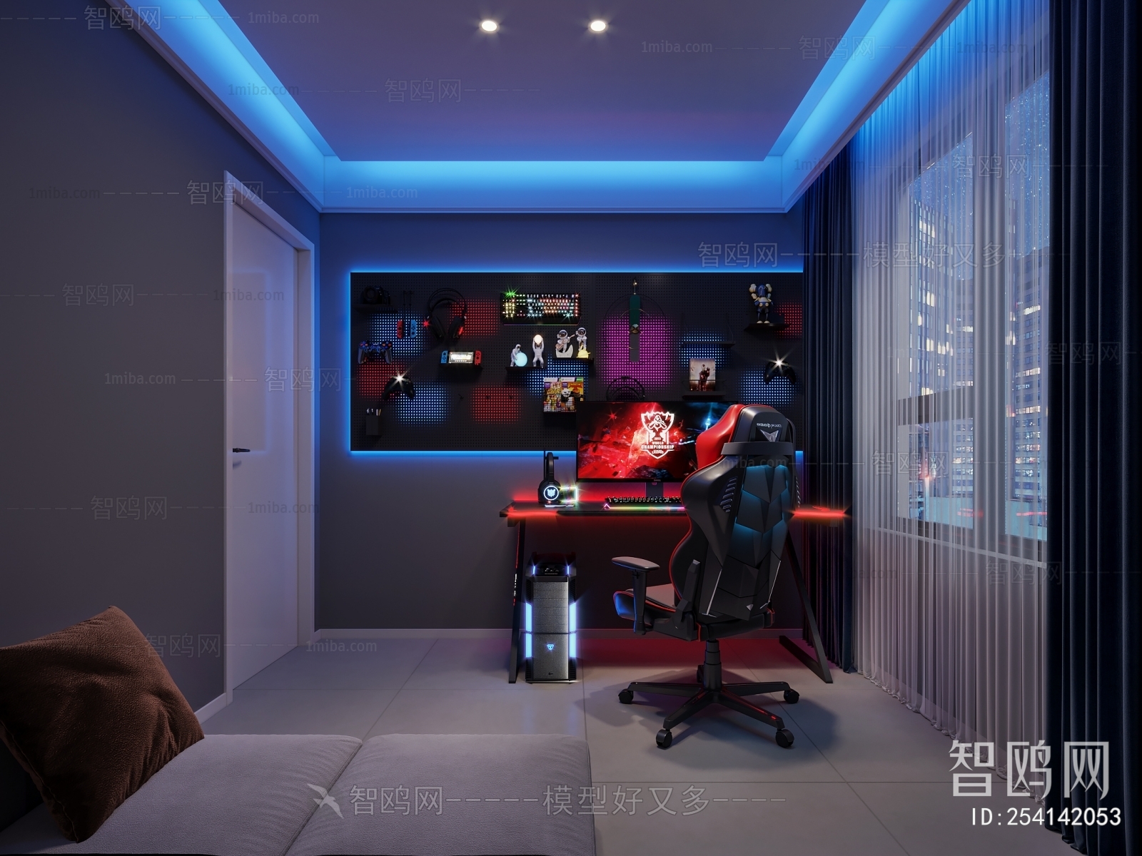 Modern E-sports Room