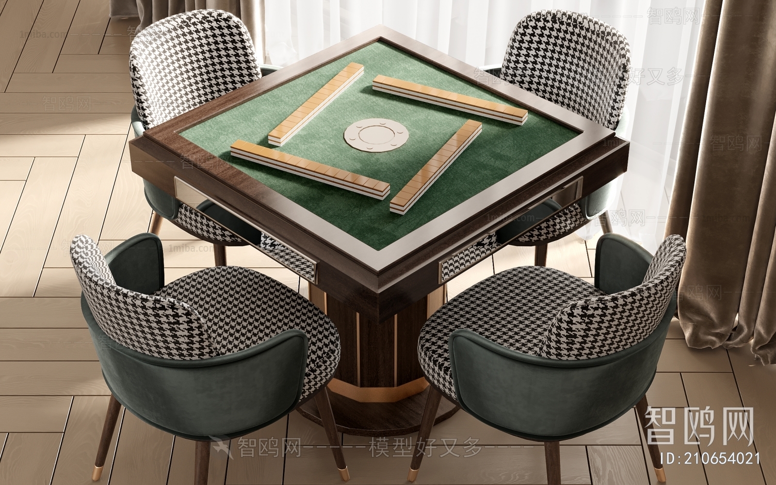 Modern Mahjong Tables And Chairs