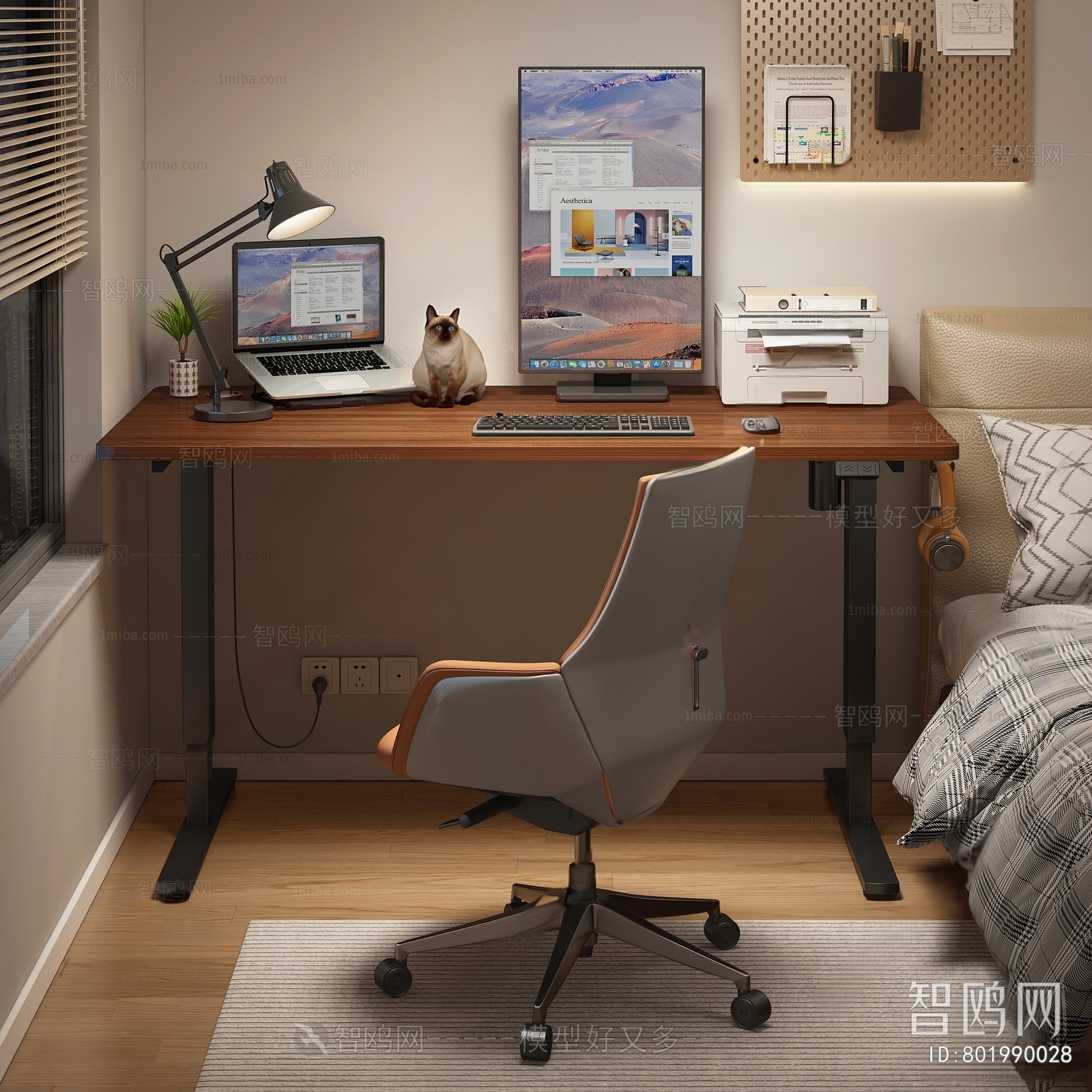 Modern Computer Desk And Chair