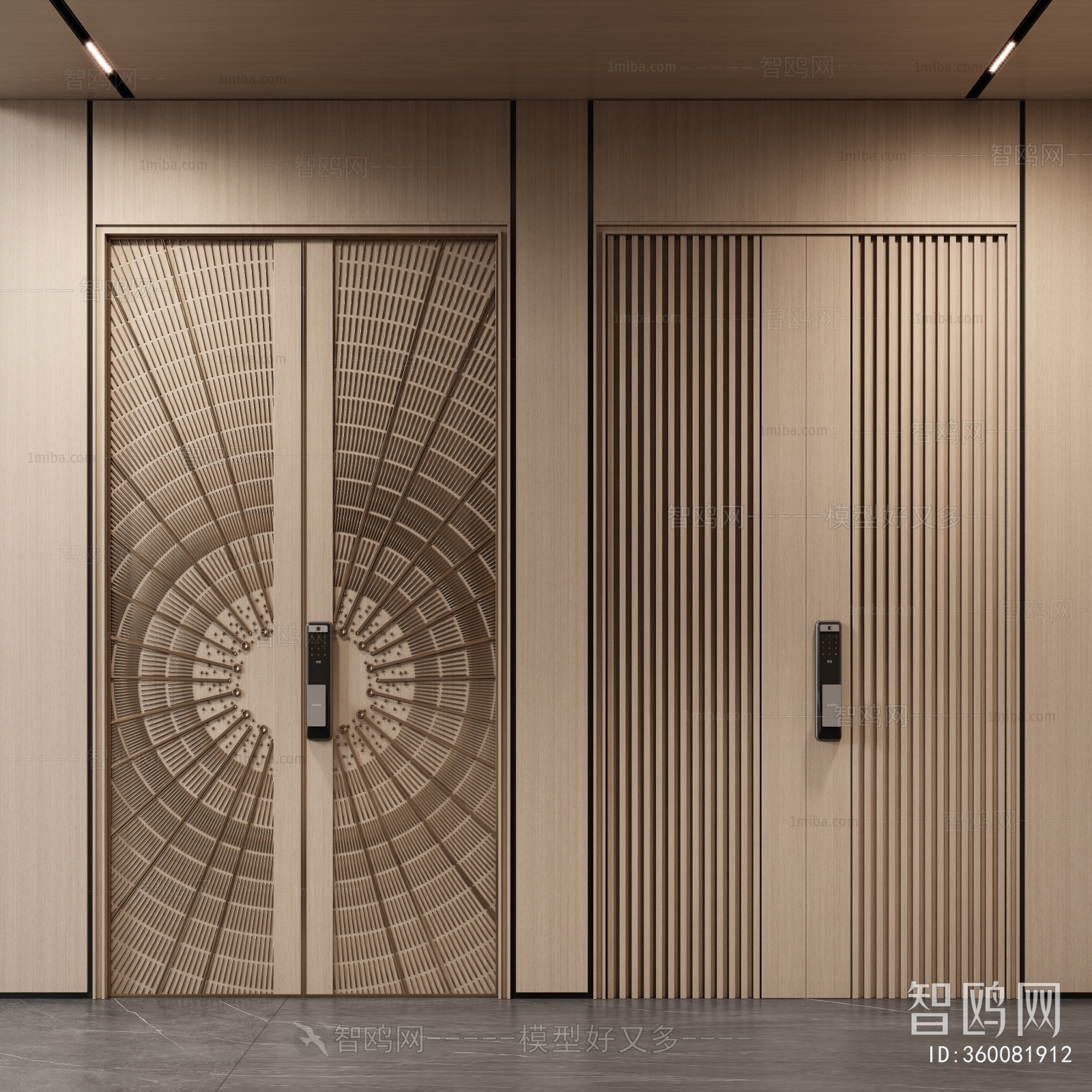 New Chinese Style Entrance Door