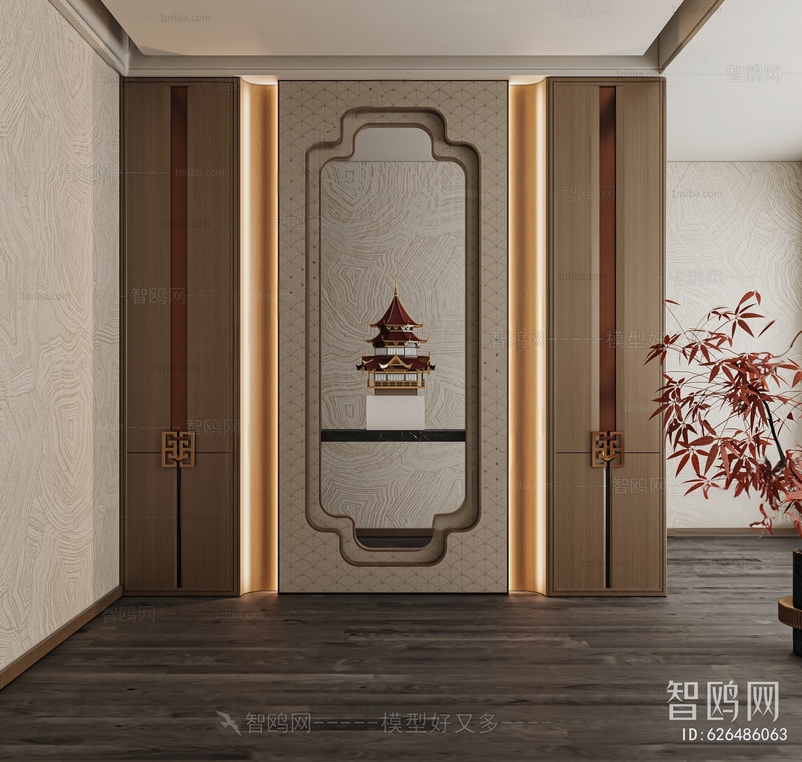 New Chinese Style Hallway