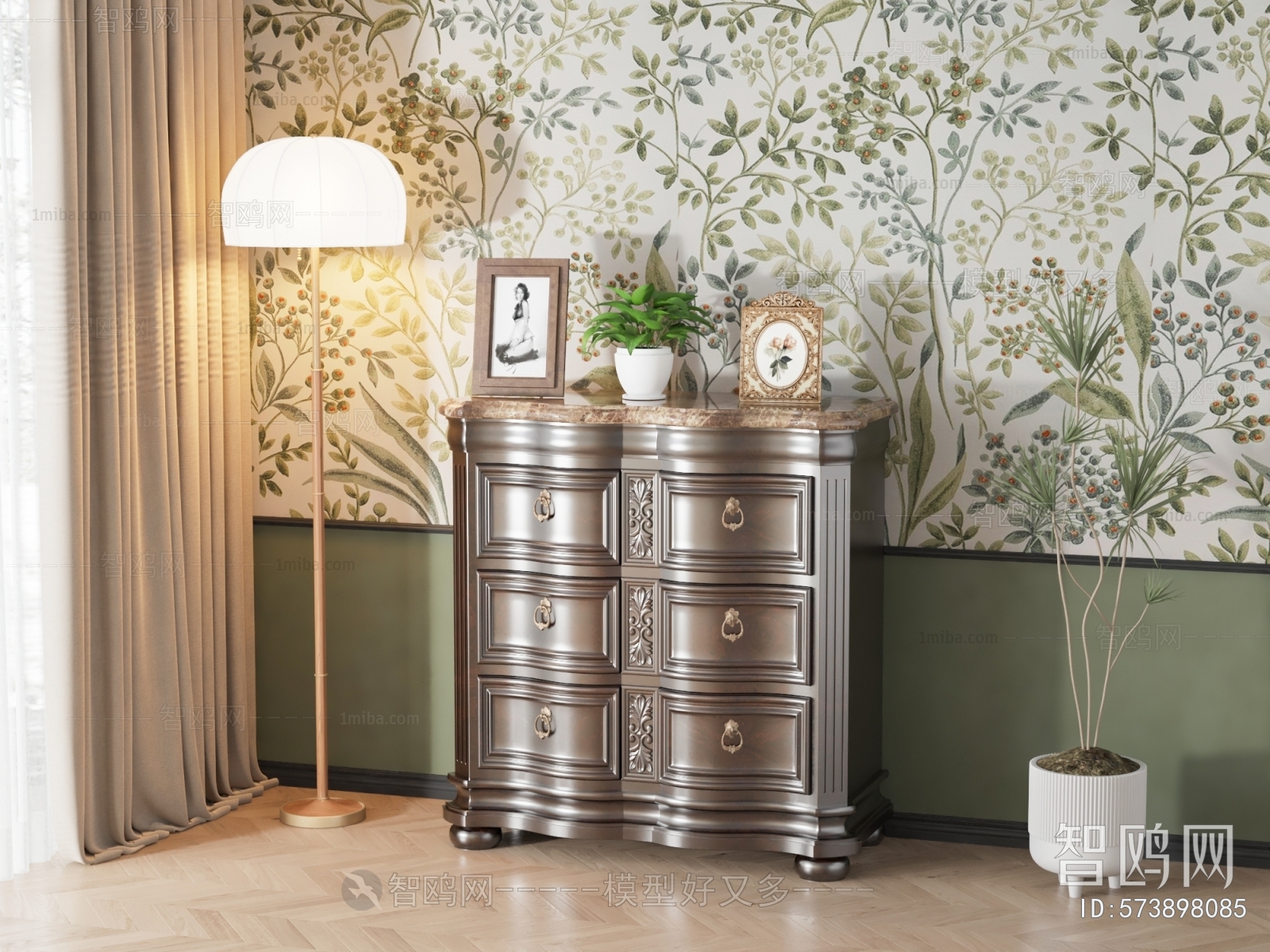 American Style Entrance Cabinet