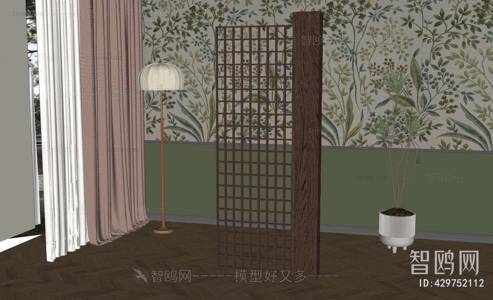 American Style Wooden Screen Partition