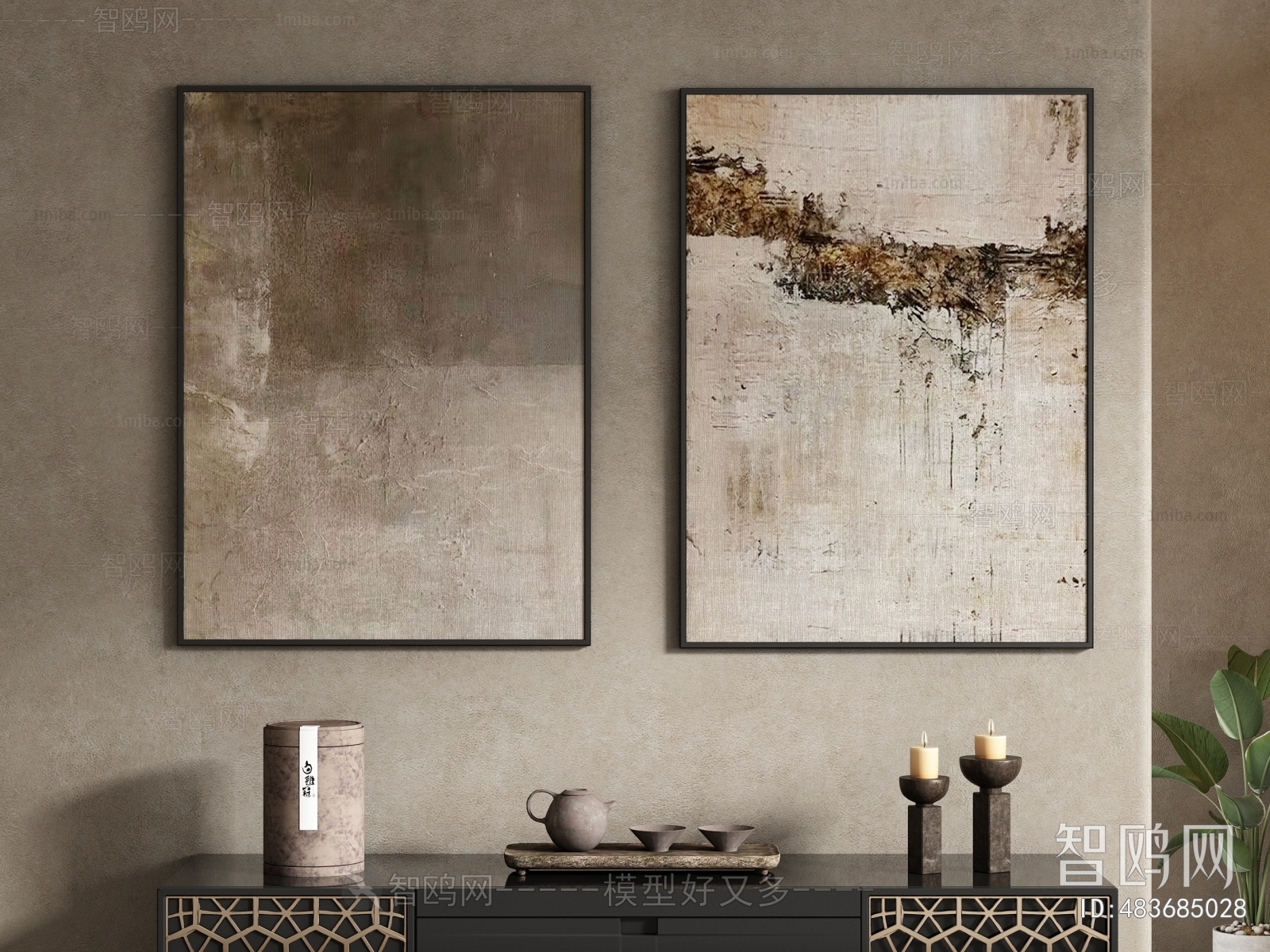 Wabi-sabi Style Painting