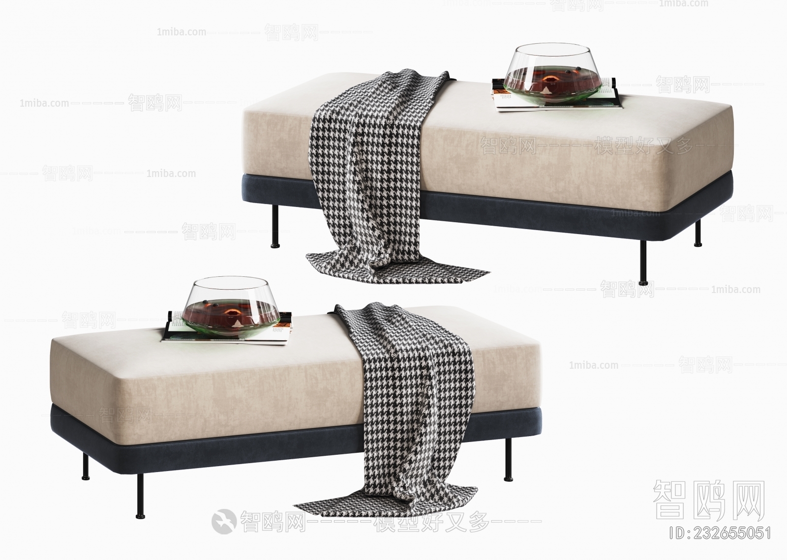现代沙发凳 床尾凳