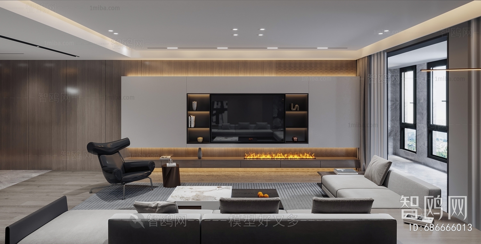 Modern A Living Room