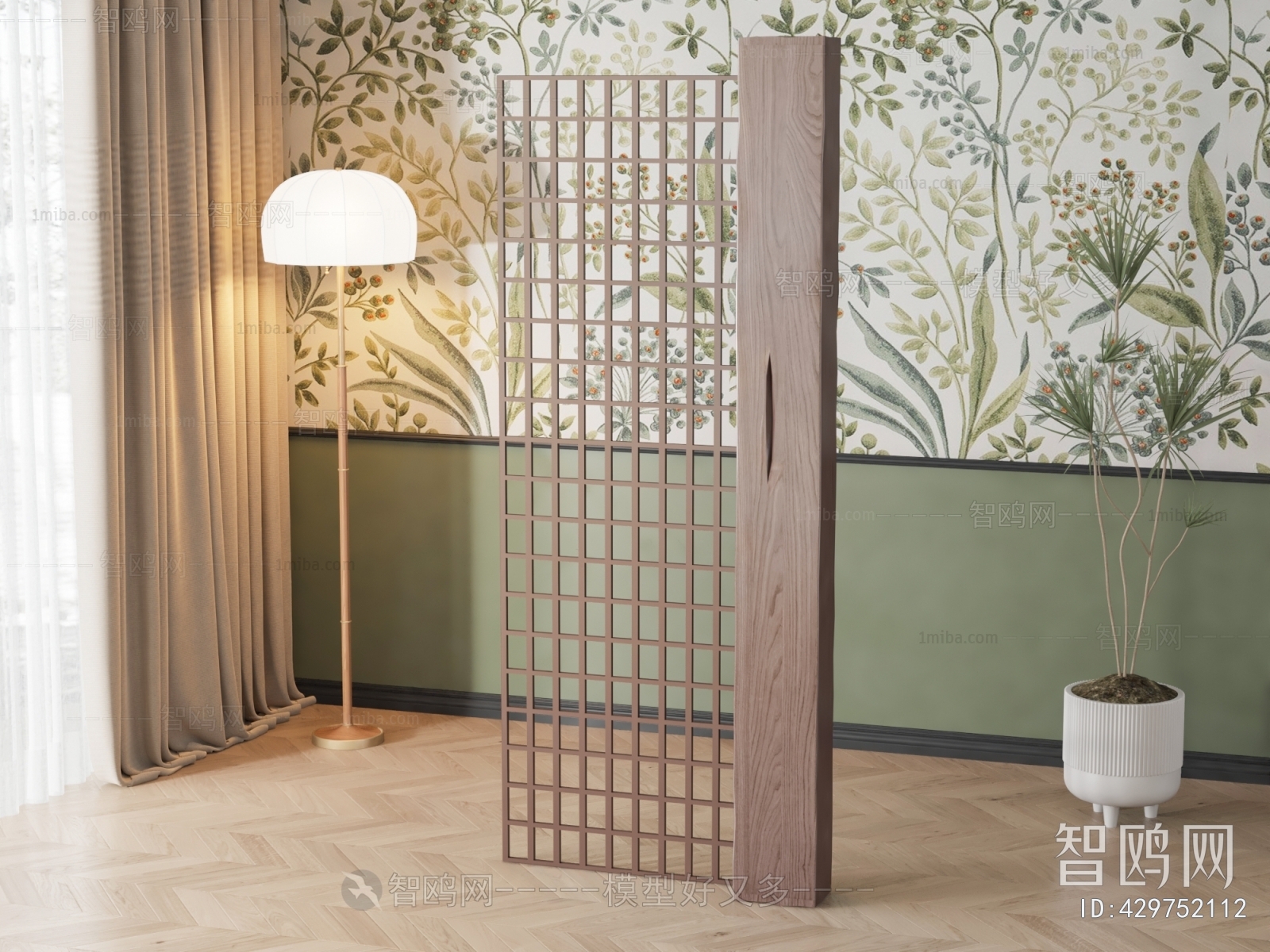 American Style Wooden Screen Partition