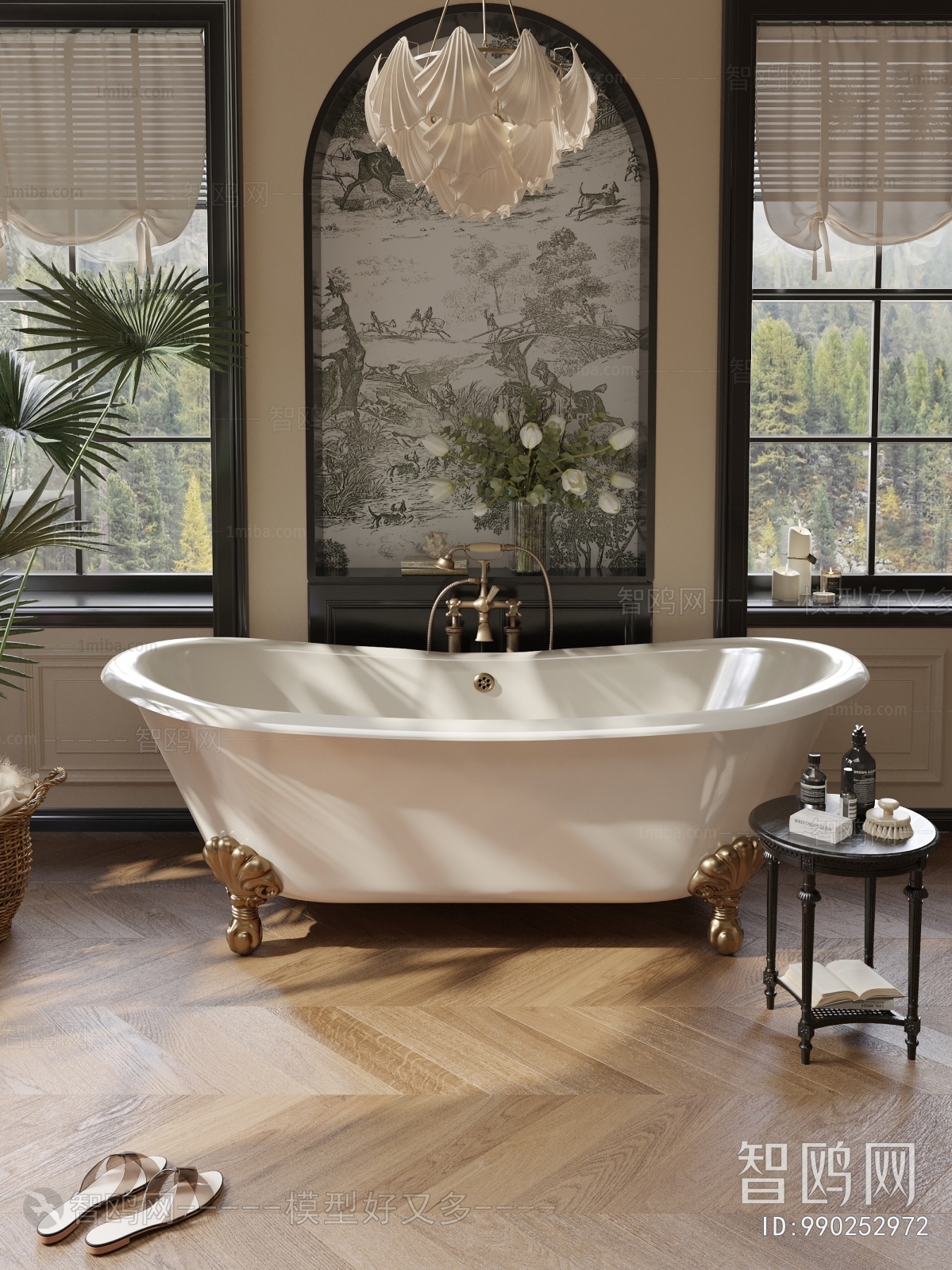 美式复古浴缸