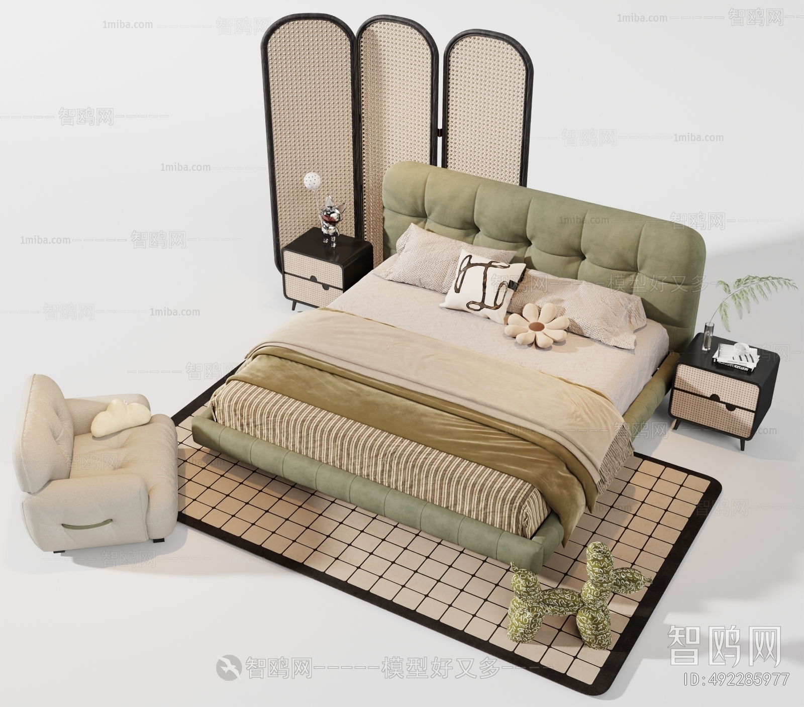 Modern Double Bed