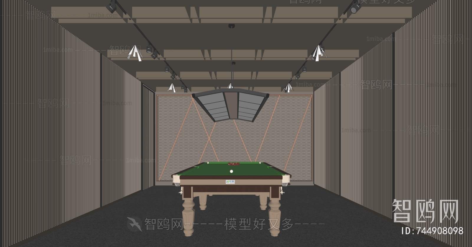 Modern Billiards Room