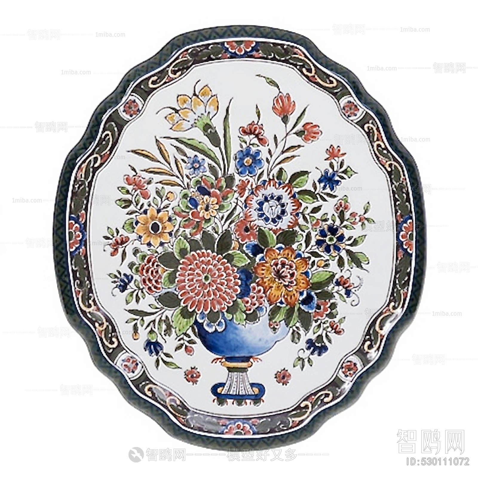 陶瓷器皿盘子青花瓷