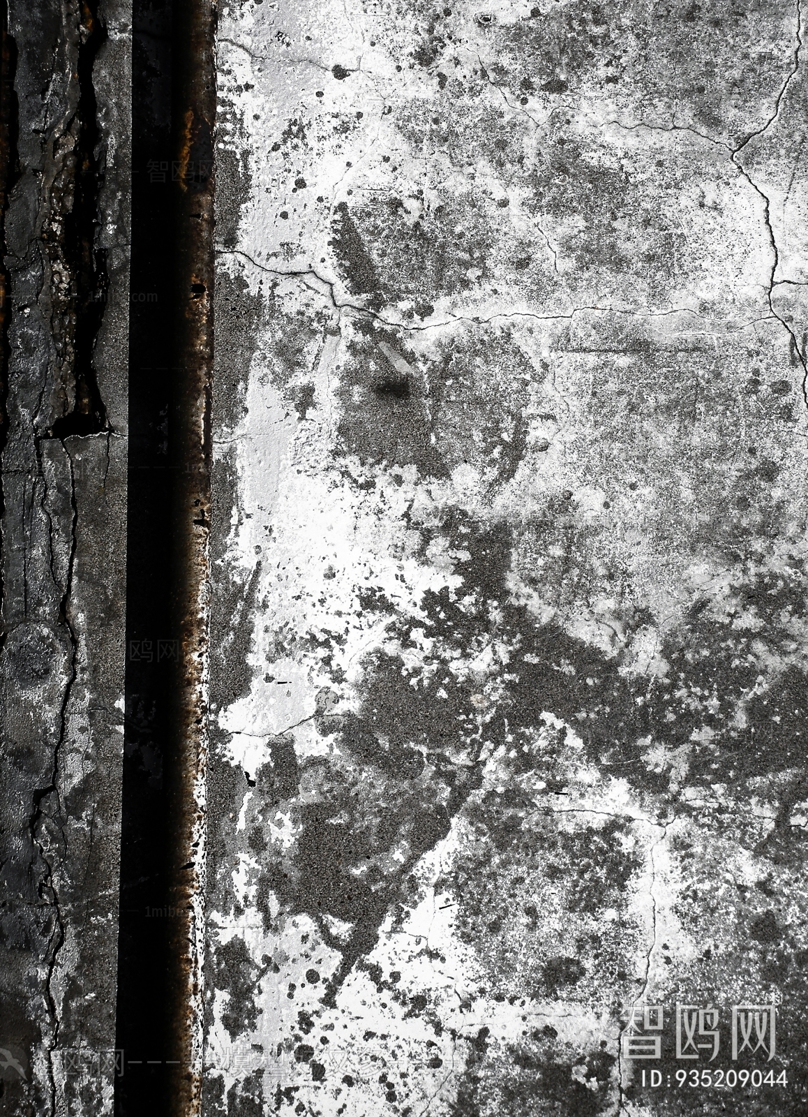 污垢脏旧斑驳锈迹墙地面