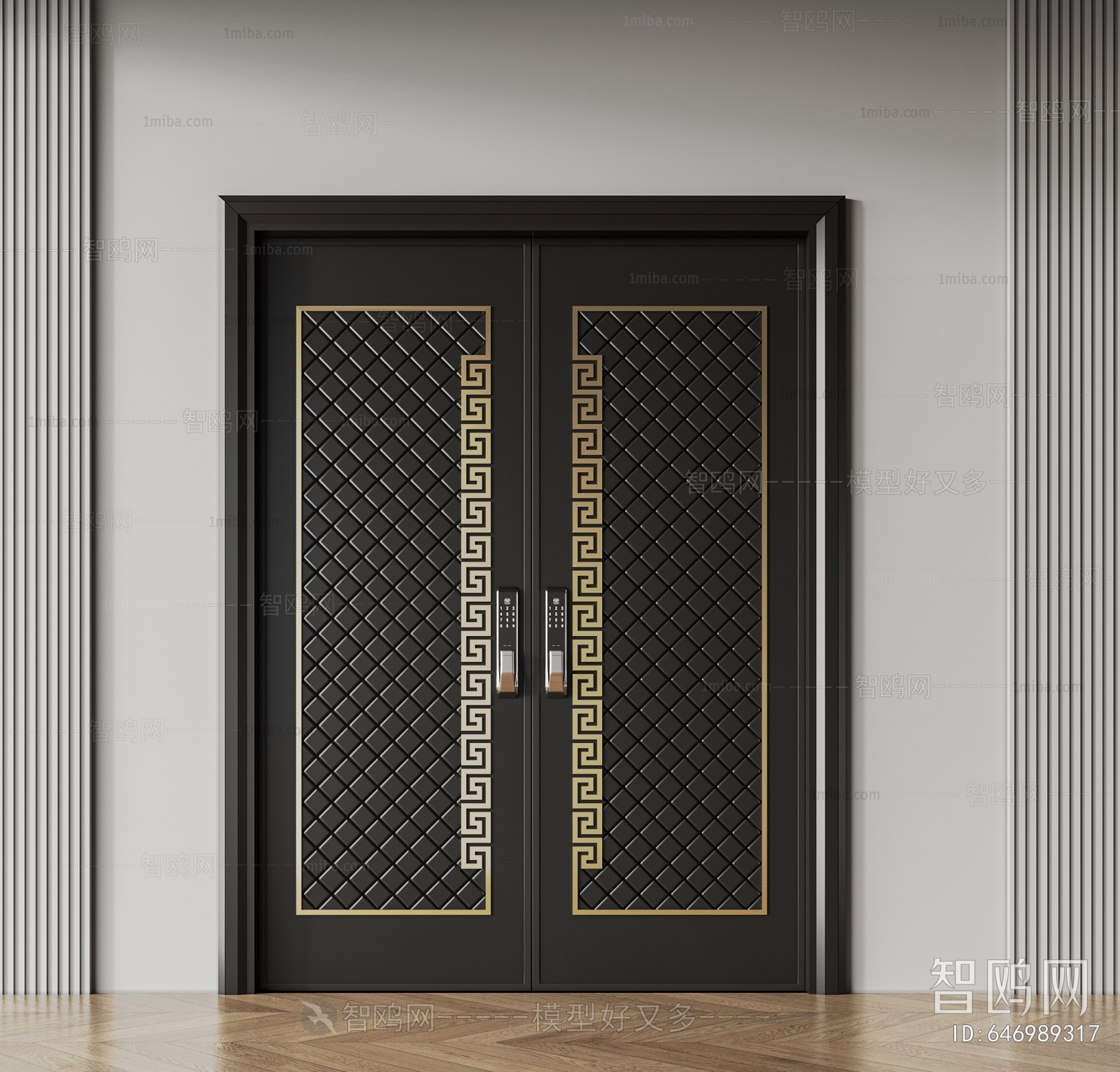 Chinese Style Entrance Door