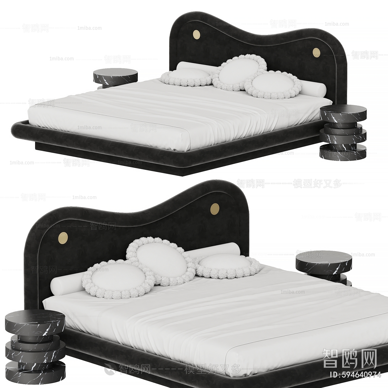 French Style Double Bed