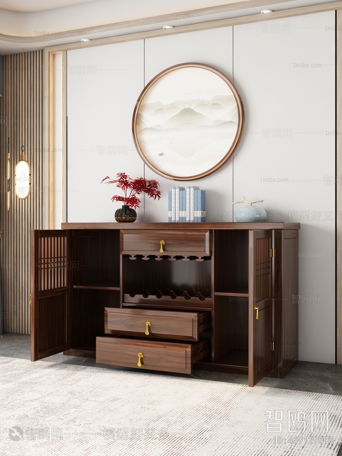 New Chinese Style Sideboard