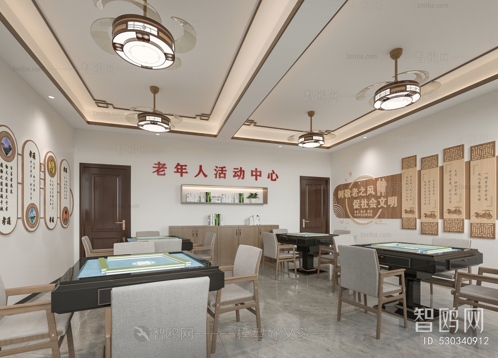 New Chinese Style Community Activity Center