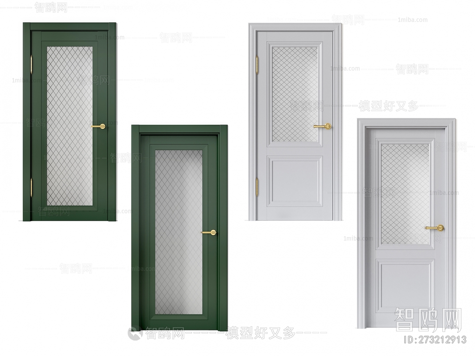 Nordic Style Single Door