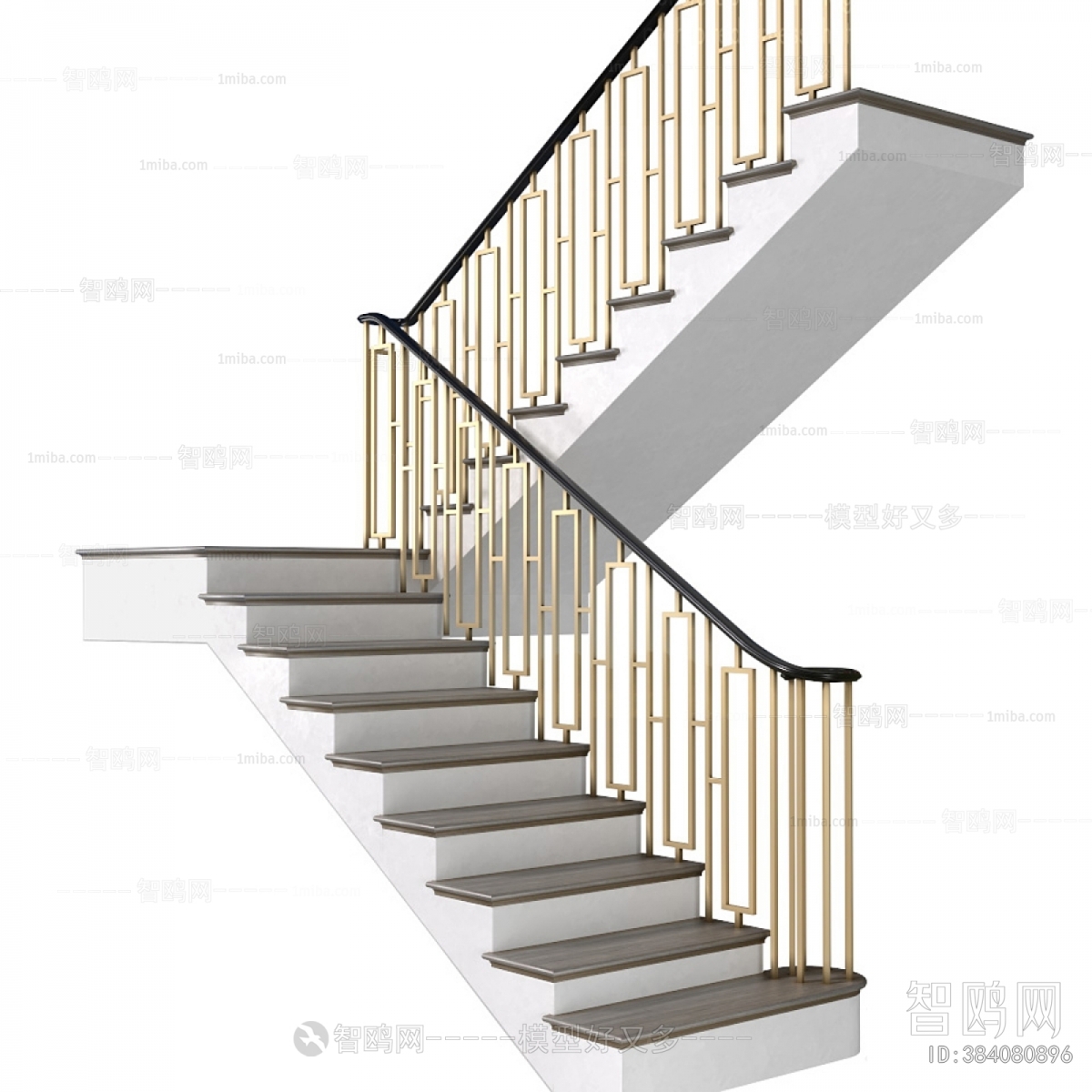 现代楼梯 栏杆
