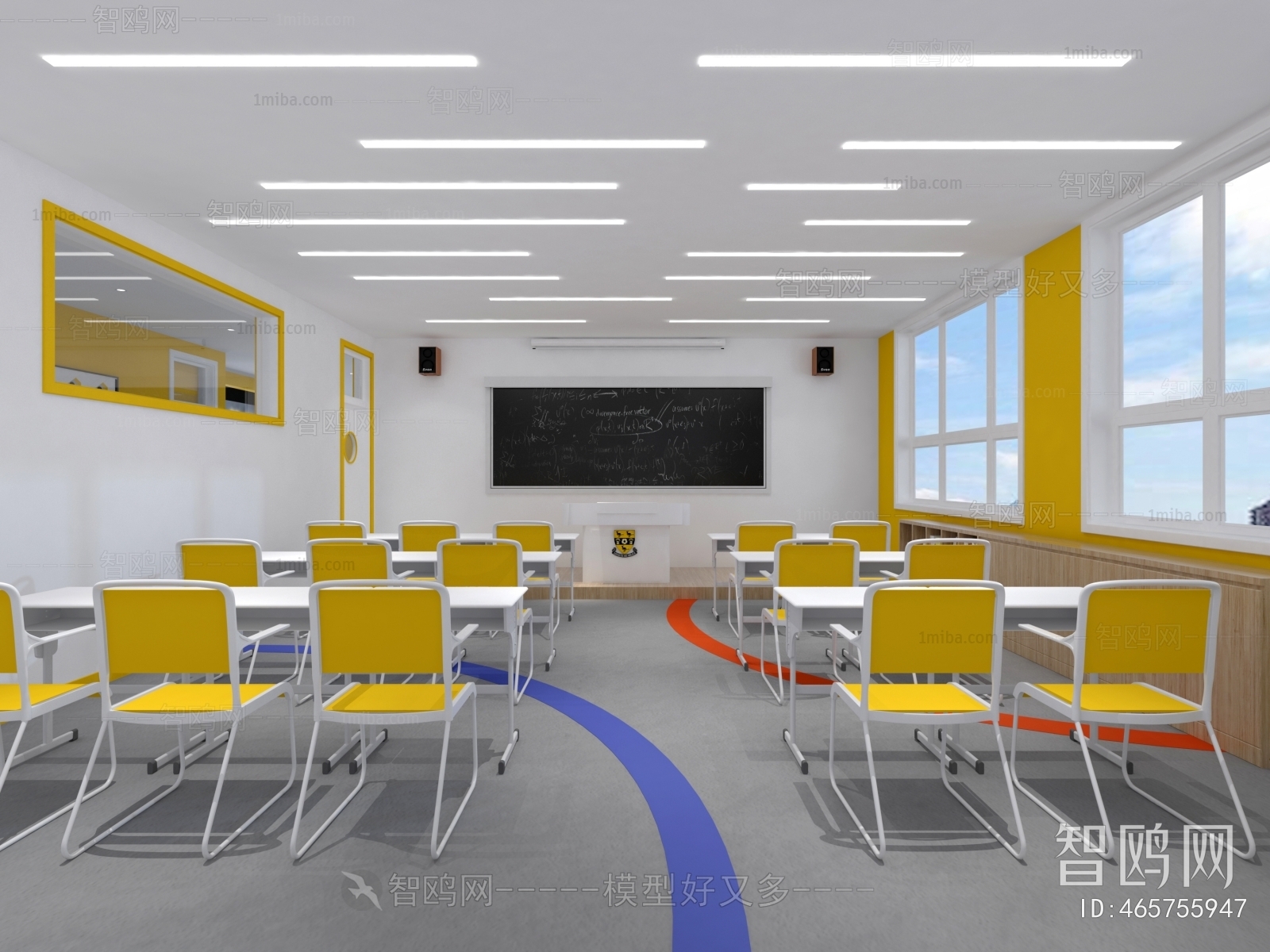 Modern School Classrooms