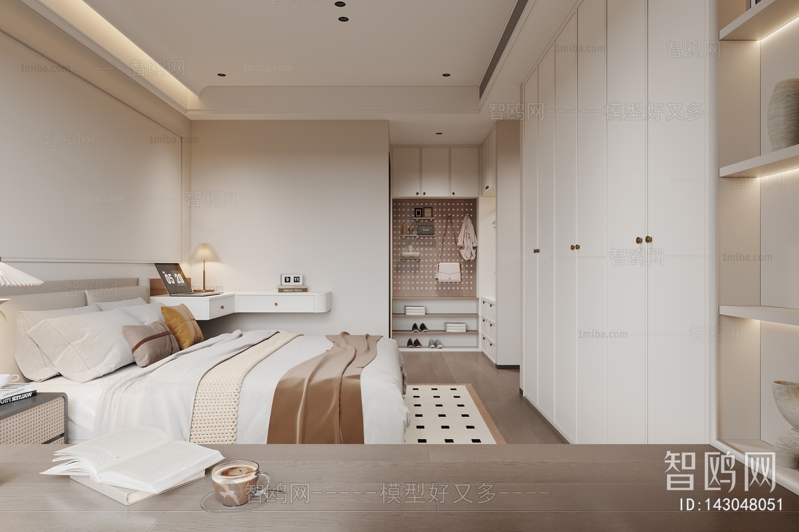 Modern French Style Bedroom