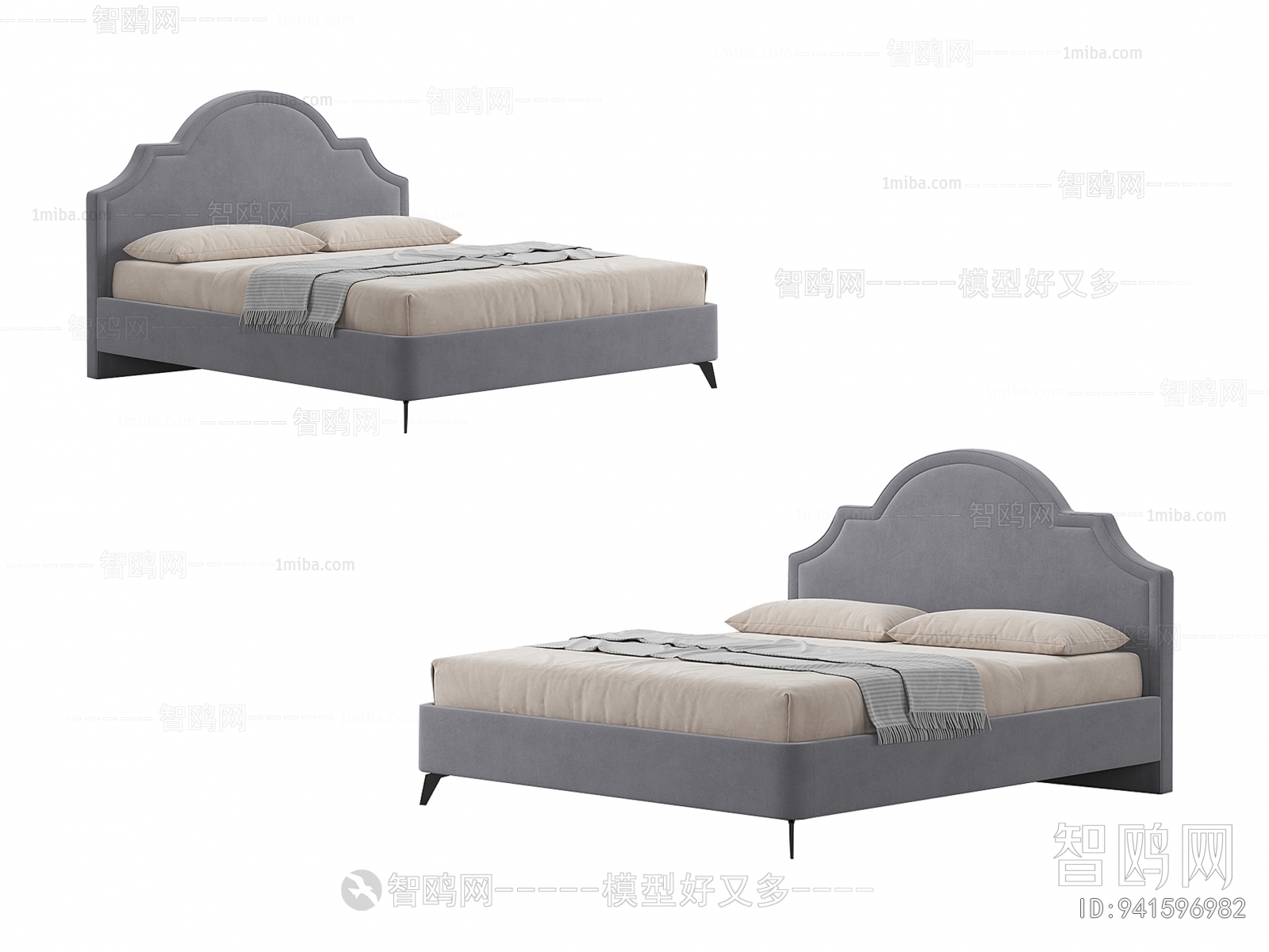 Nordic Style Double Bed