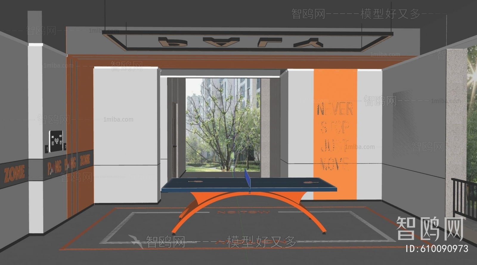 Modern Table Tennis Arena