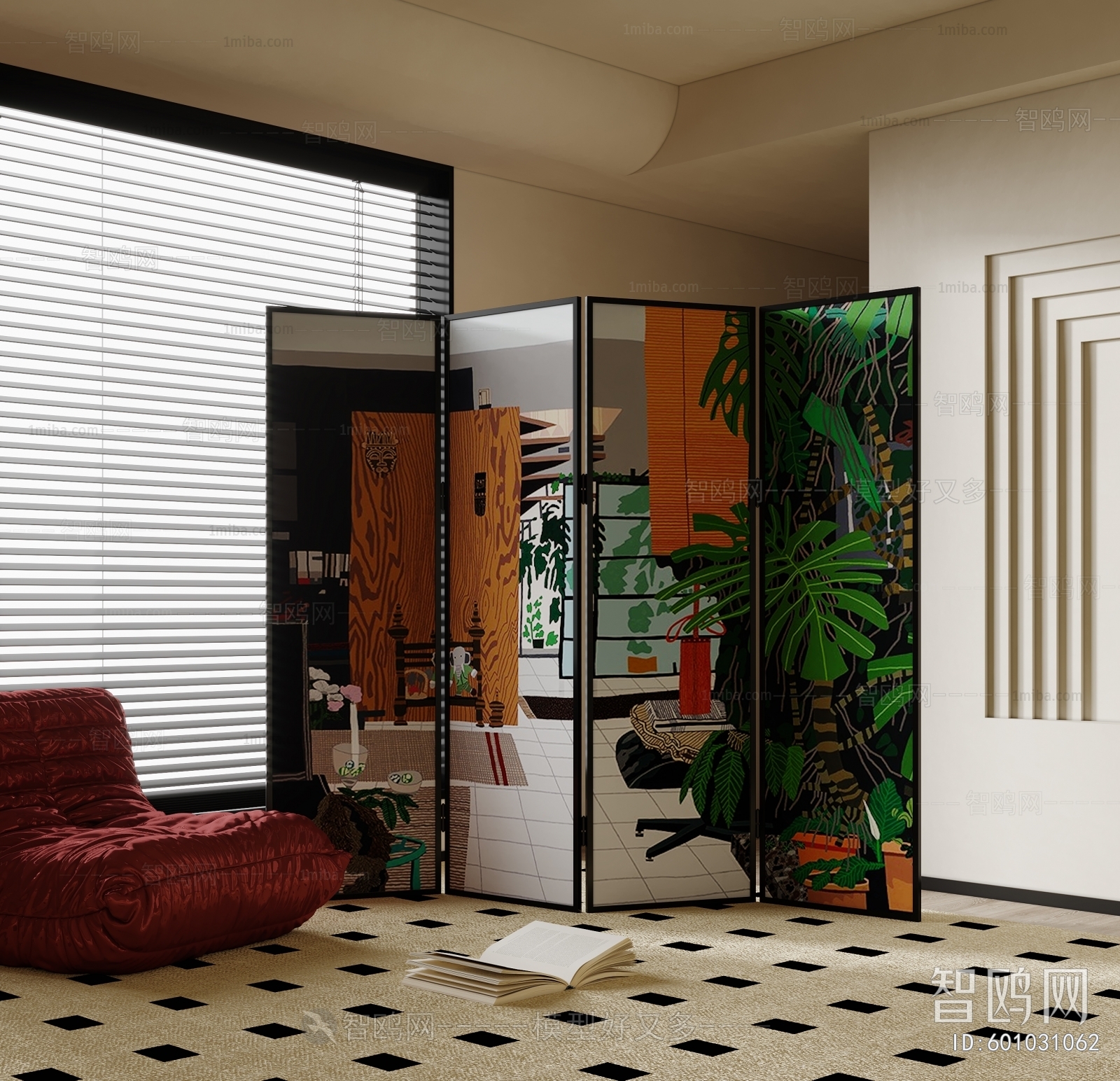 Retro Style Partition