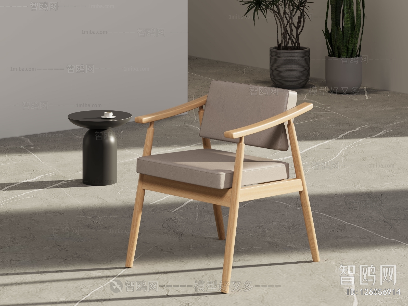 Nordic Style Single Chair