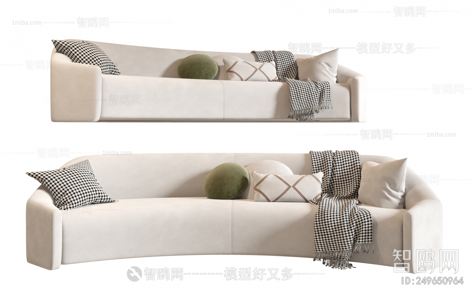 Modern Curved Sofa
