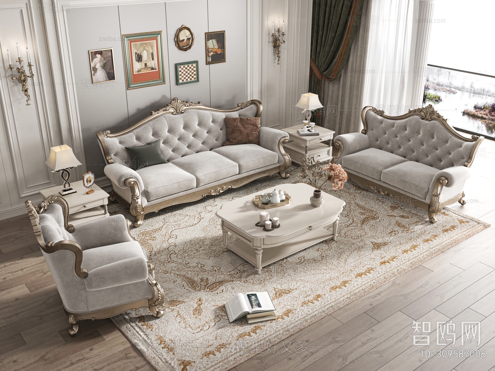 American Style Sofa Combination