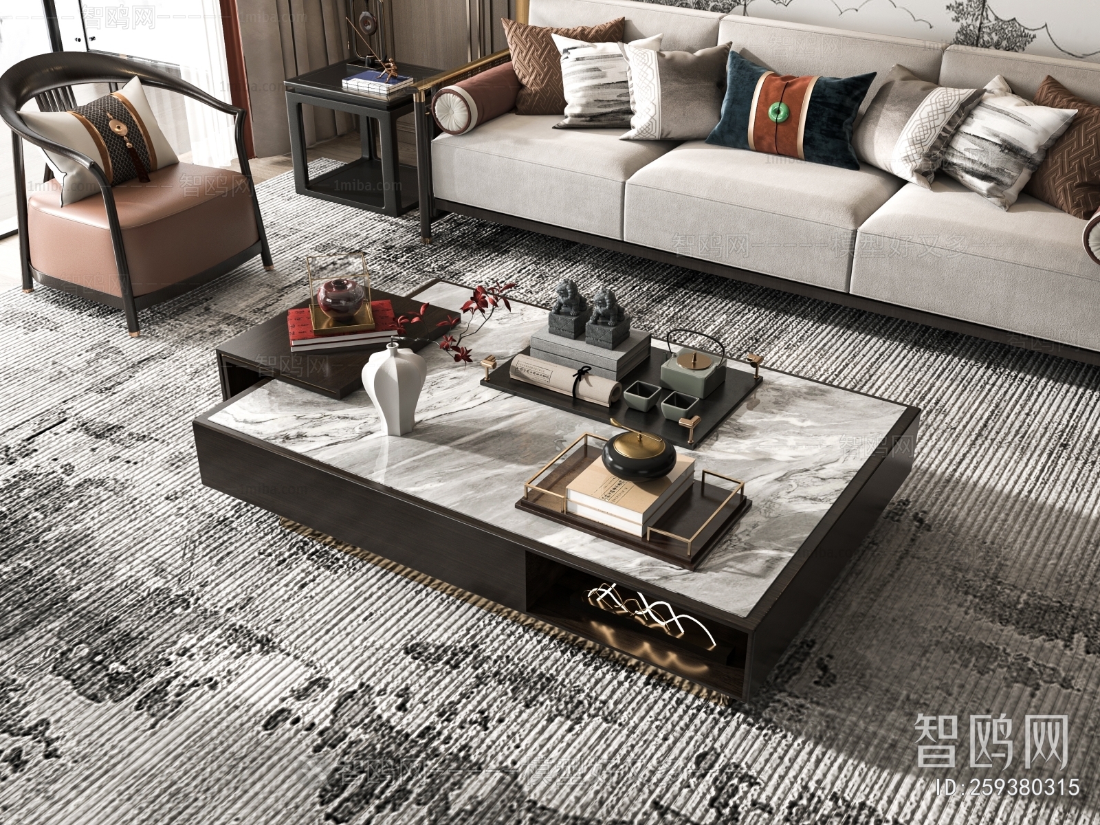 New Chinese Style Coffee Table