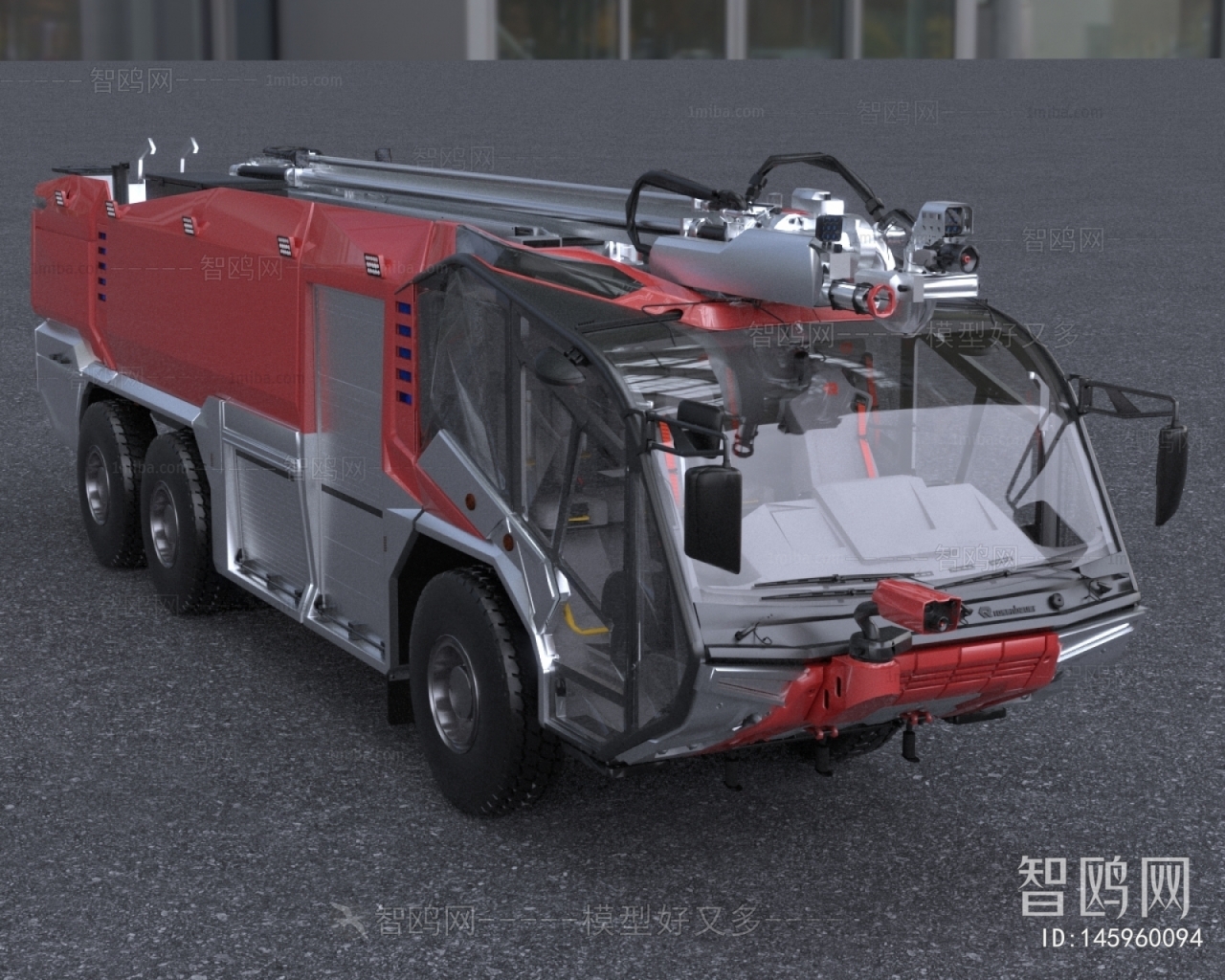 现代应急救援消防车