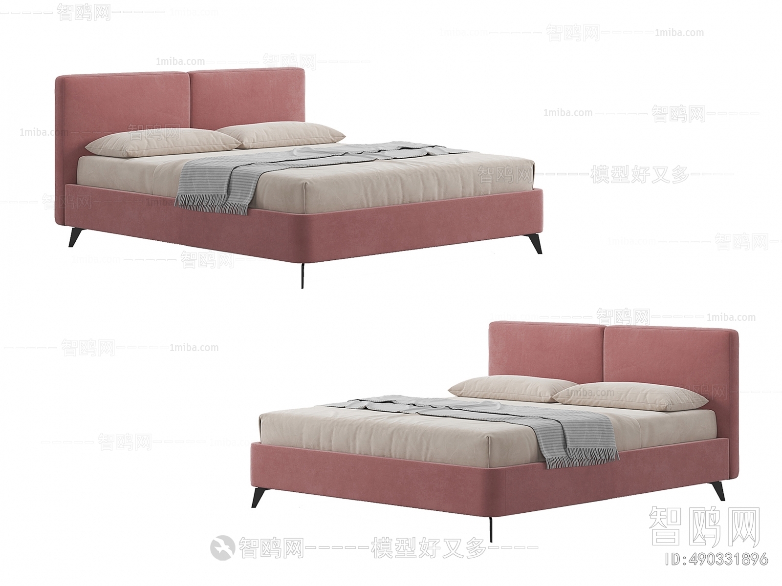 Nordic Style Double Bed