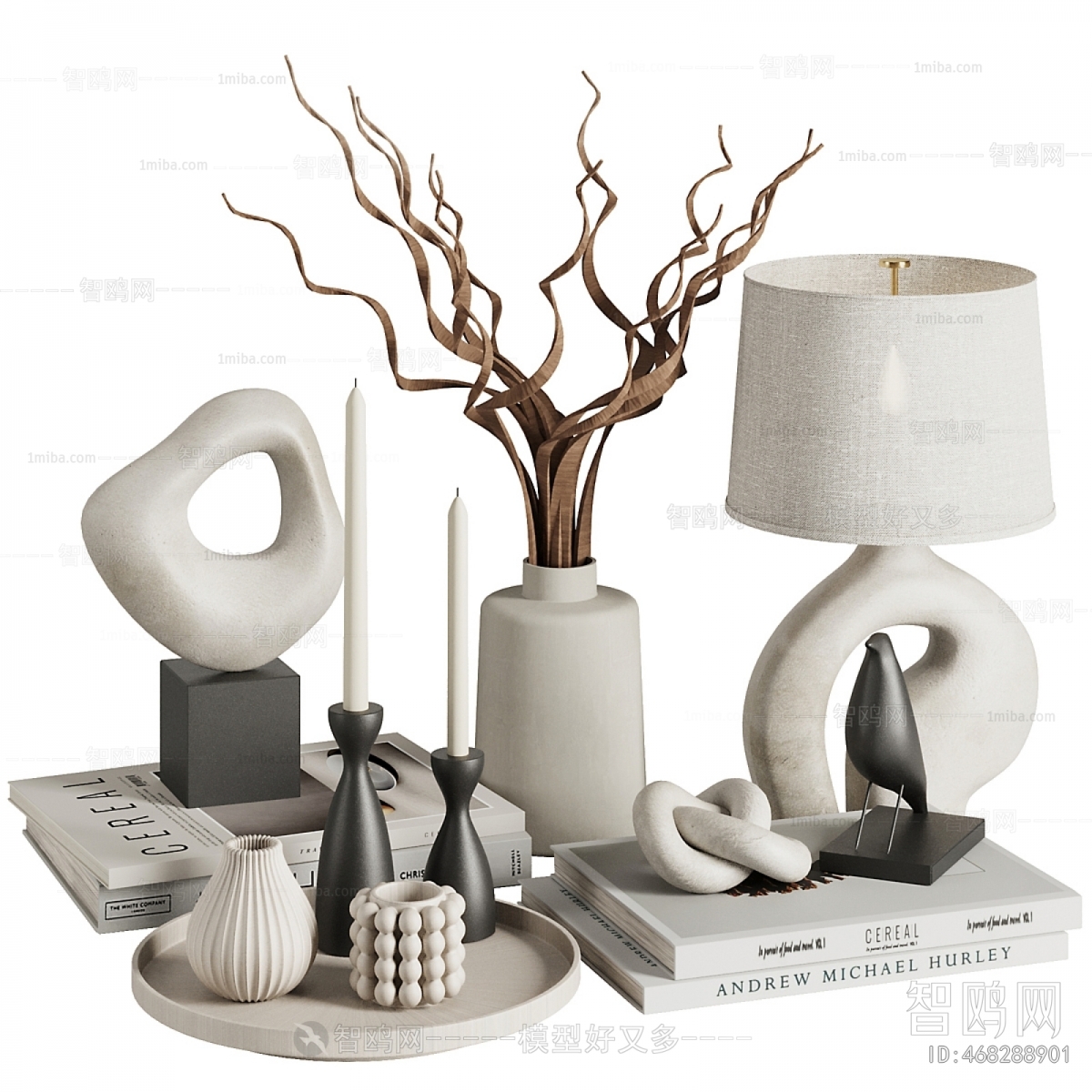 Modern Wabi-sabi Style Decorative Set