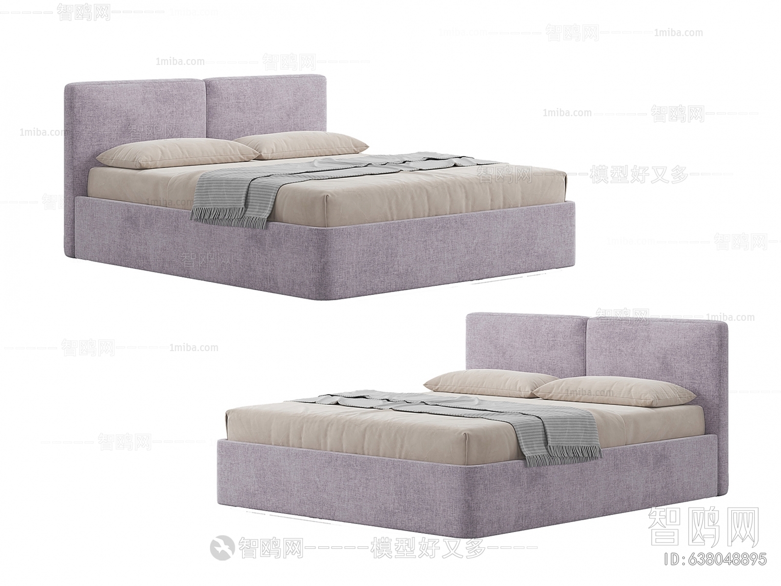 Nordic Style Double Bed