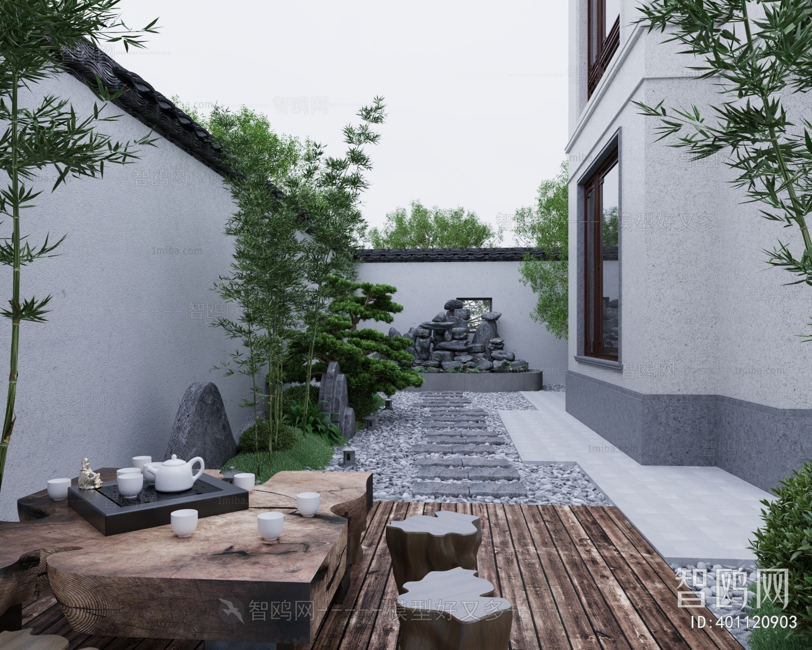 Chinese Style Courtyard/landscape