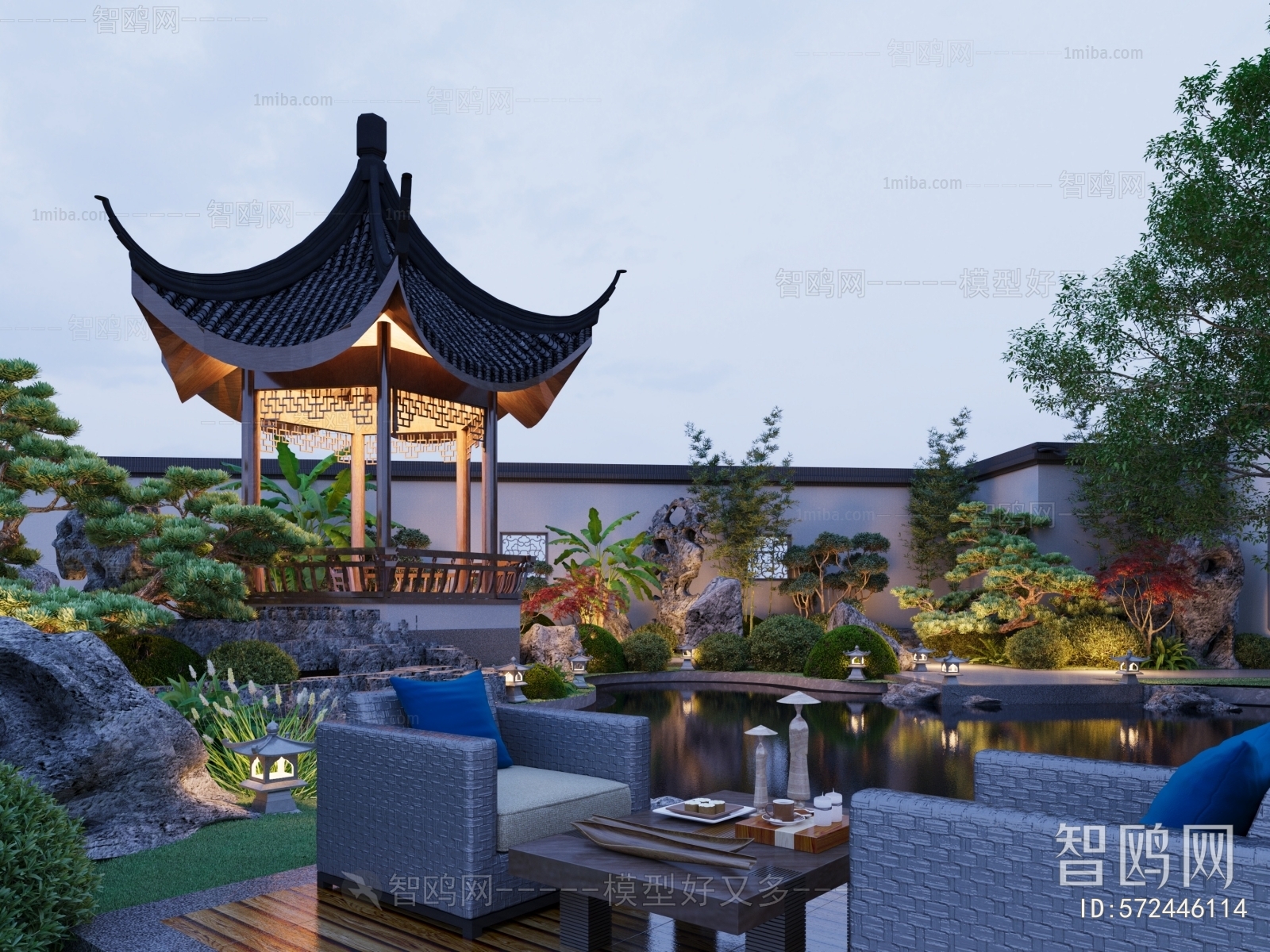 Chinese Style Garden Landscape