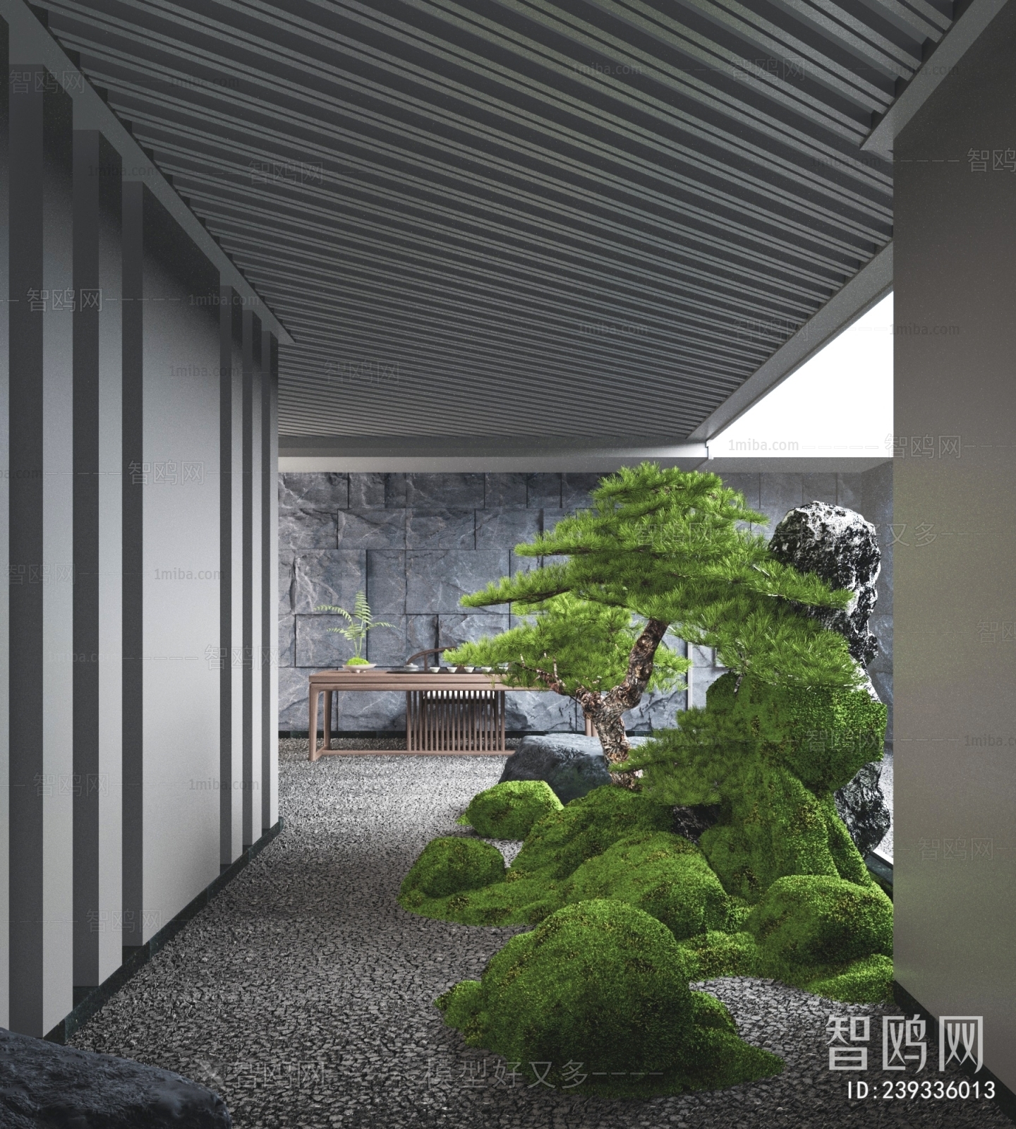 New Chinese Style Plant Landscaping