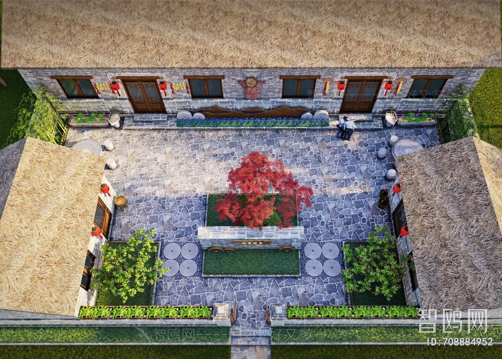 Chinese Style Courtyard/landscape