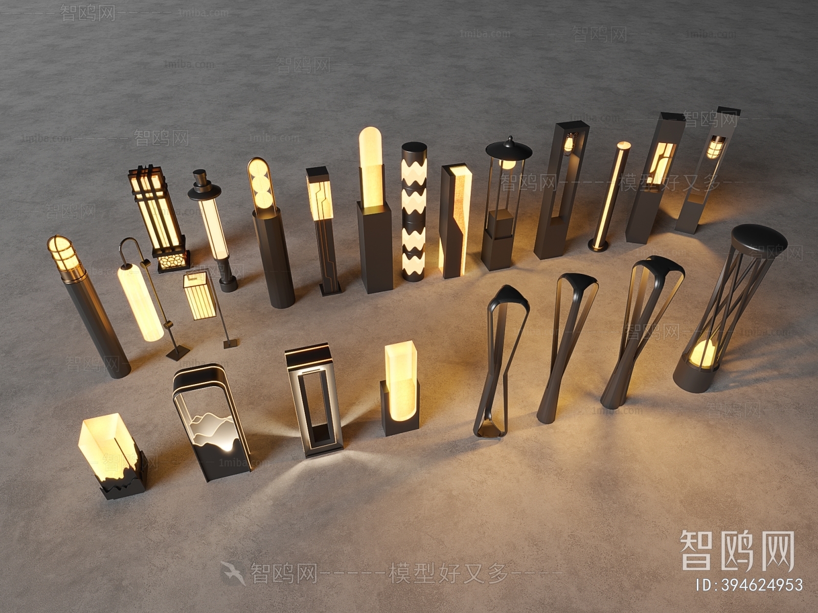 Modern Chinese Style Outdoor Light